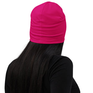 Pink Run Deer MC All-Over Print Beanie