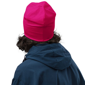 Pink Run Deer MC All-Over Print Beanie