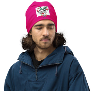 Pink Run Deer MC All-Over Print Beanie