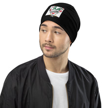 Load image into Gallery viewer, Black Run Deer MC All-Over Print Beanie
