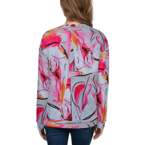 Neon Lipstick Graffiti Unisex Sweatshirt