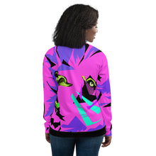 Load image into Gallery viewer, Punk Rock Lion Unisex Bomber Jacket
