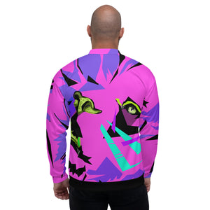 Punk Rock Lion Unisex Bomber Jacket