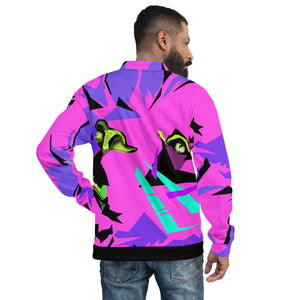 Punk Rock Lion Unisex Bomber Jacket