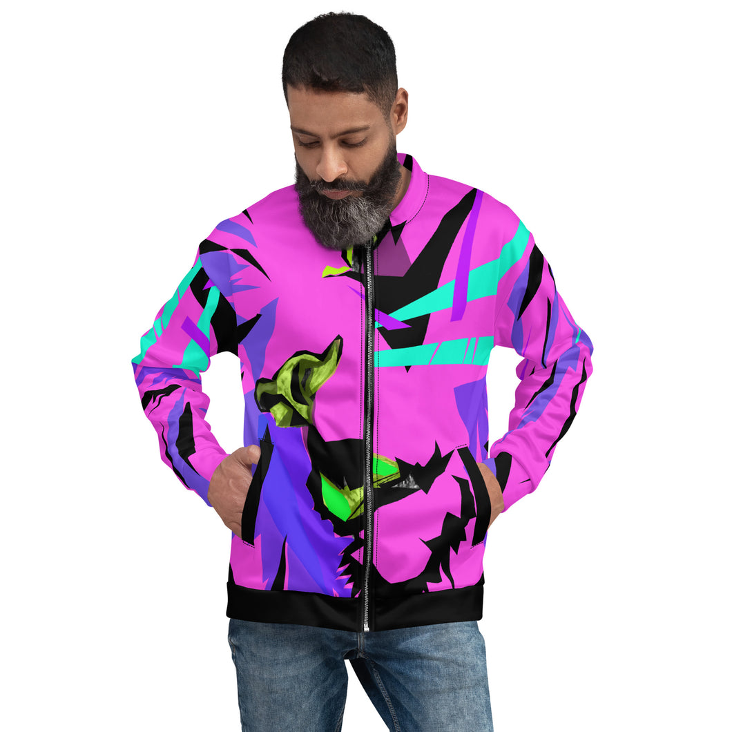 Punk Rock Lion Unisex Bomber Jacket