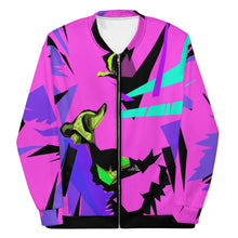 Load image into Gallery viewer, Punk Rock Lion Unisex Bomber Jacket
