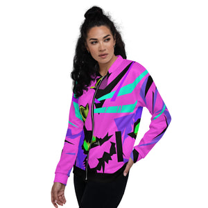 Punk Rock Lion Unisex Bomber Jacket