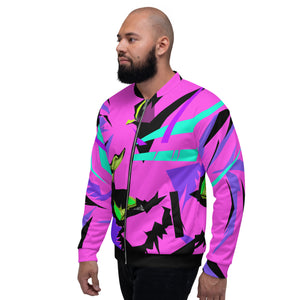 Punk Rock Lion Unisex Bomber Jacket