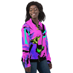 Punk Rock Lion Unisex Bomber Jacket