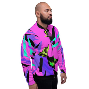 Punk Rock Lion Unisex Bomber Jacket