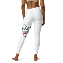 Load image into Gallery viewer, Run Deer MC White Yoga Leggings
