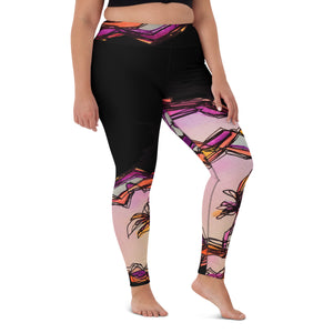 Palm Springs Sunset Yoga Leggings