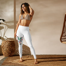 Load image into Gallery viewer, Run Deer MC White Yoga Leggings
