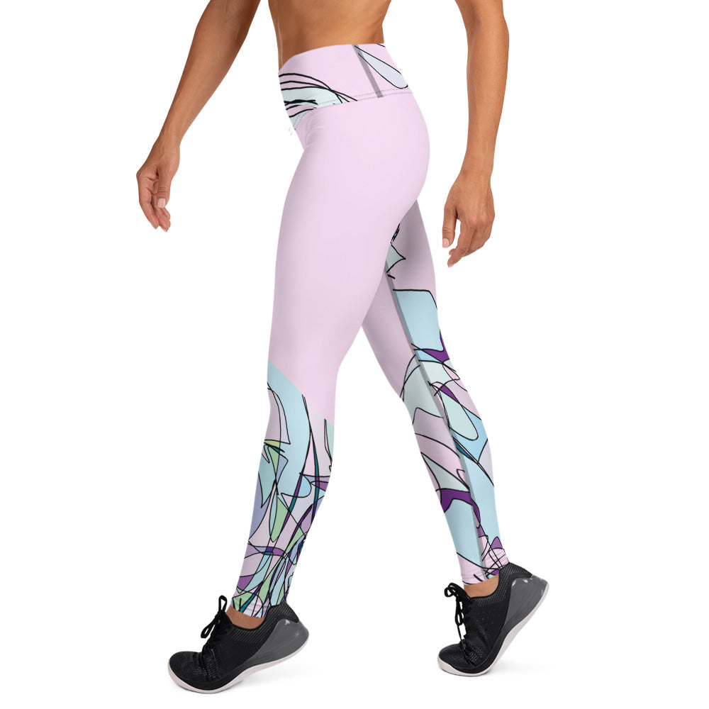 Lilac Fun Yoga Leggings