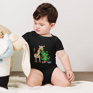 Giraffe Tree Baby short sleeve one piece