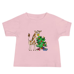 Giraffe Tree Baby Jersey Short Sleeve Tee