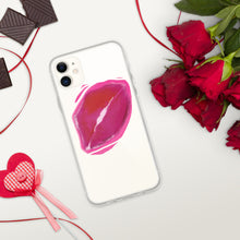 Load image into Gallery viewer, Lips Logo Clear Case for iPhone®
