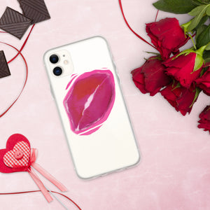 Lips Logo Clear Case for iPhone®