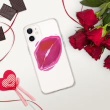 Load image into Gallery viewer, Lips Logo Clear Case for iPhone®
