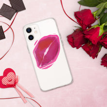 Load image into Gallery viewer, Lips Logo Clear Case for iPhone®
