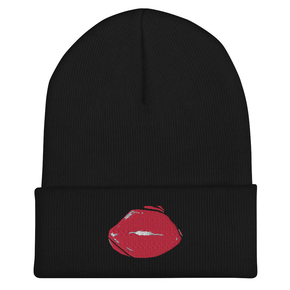 Lips Logo Cuffed Beanie