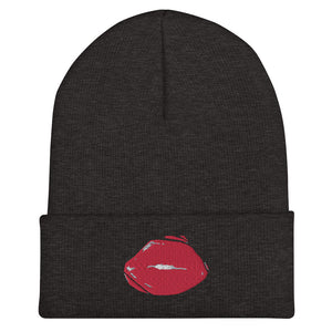 Lips Logo Cuffed Beanie