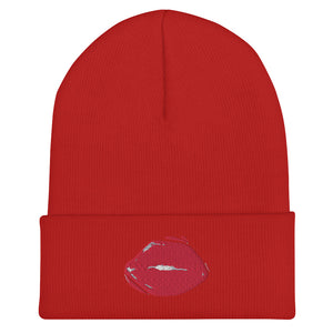 Lips Logo Cuffed Beanie