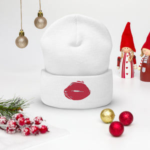 Lips Logo Cuffed Beanie