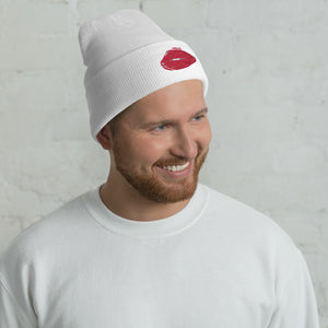 Lips Logo Cuffed Beanie