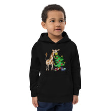 Load image into Gallery viewer, Giraffe Tree Kids eco hoodie
