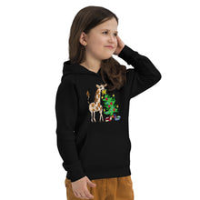 Load image into Gallery viewer, Giraffe Tree Kids eco hoodie
