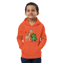 Load image into Gallery viewer, Giraffe Tree Kids eco hoodie
