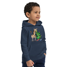 Load image into Gallery viewer, Giraffe Tree Kids eco hoodie
