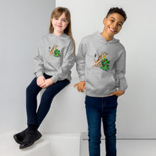 Load image into Gallery viewer, Giraffe Tree Kids fleece hoodie
