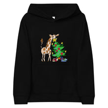 Load image into Gallery viewer, Giraffe Tree Kids fleece hoodie
