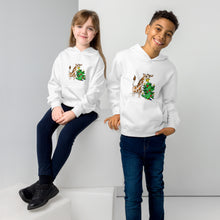 Load image into Gallery viewer, Giraffe Tree Kids fleece hoodie
