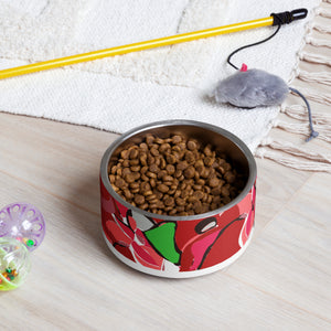 Poinsettia Pet bowl