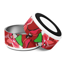 Load image into Gallery viewer, Poinsettia Pet bowl
