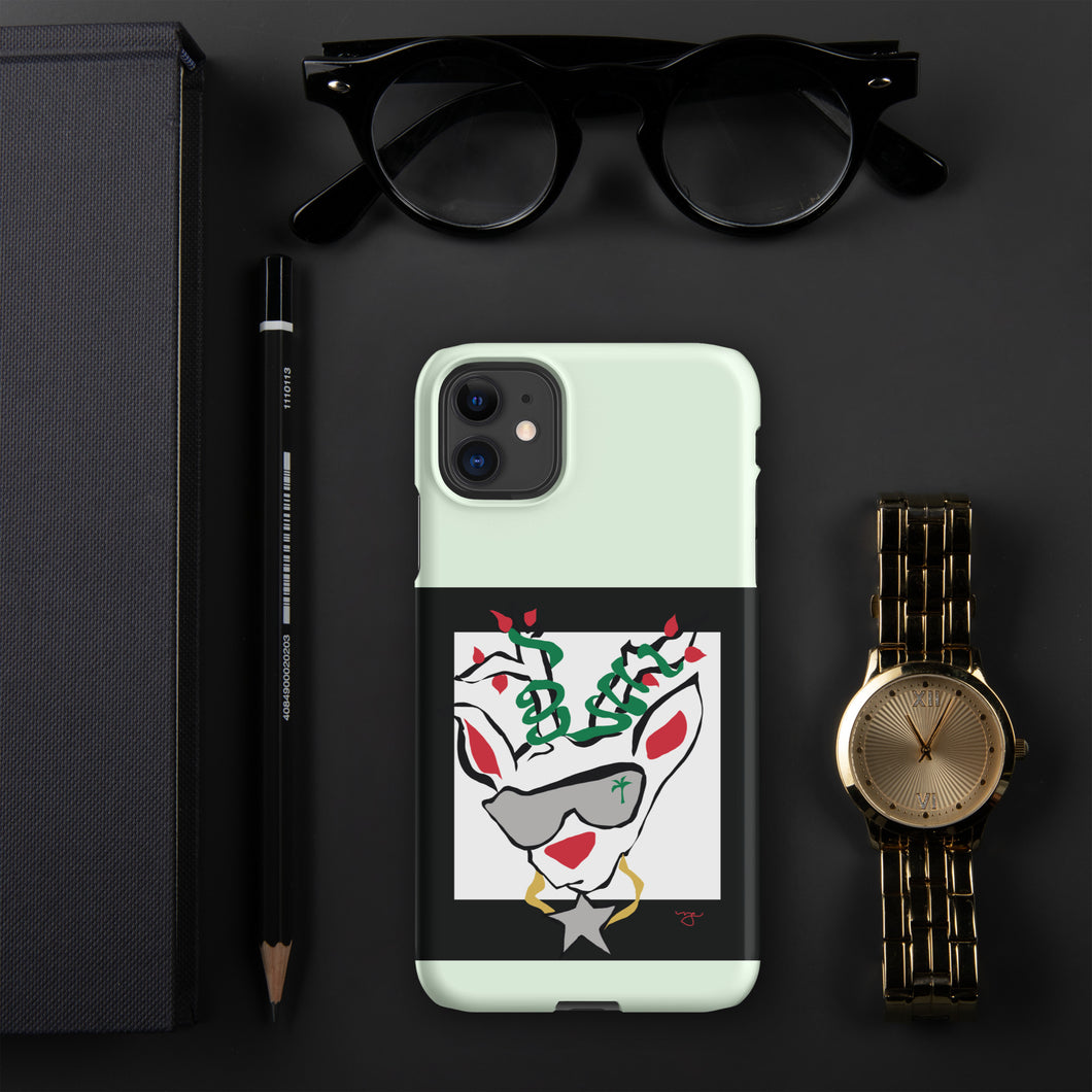 Run Deer MC Snap case for iPhone® ICE GREEN