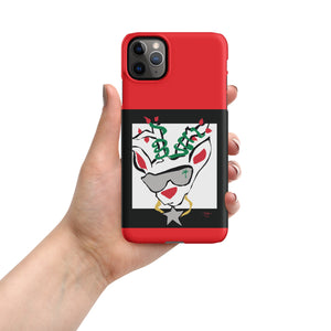 Run Deer MC Snap case for iPhone® RED