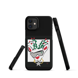 Run Deer MC Snap case for iPhone® BLACK