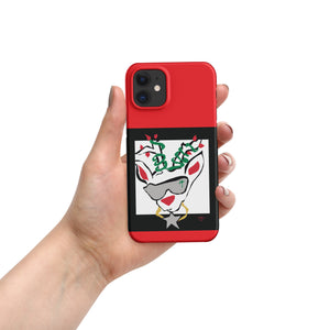 Run Deer MC Snap case for iPhone® RED