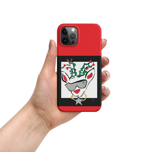 Run Deer MC Snap case for iPhone® RED