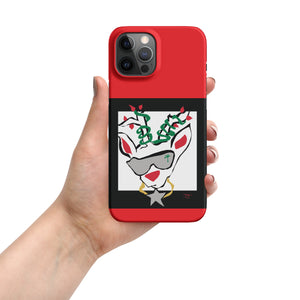 Run Deer MC Snap case for iPhone® RED