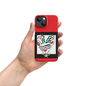 Run Deer MC Snap case for iPhone® RED