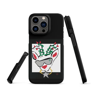 Run Deer MC Snap case for iPhone® BLACK