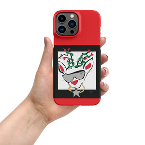 Run Deer MC Snap case for iPhone® RED