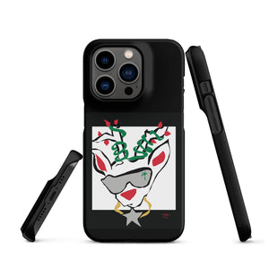 Run Deer MC Snap case for iPhone® BLACK