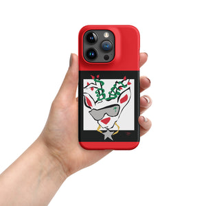 Run Deer MC Snap case for iPhone® RED