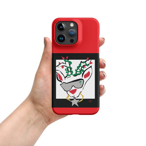 Run Deer MC Snap case for iPhone® RED